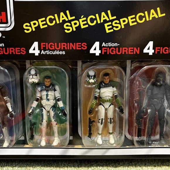 Star Wars THE BAD BATCH Vintage Collection HASBRO Special Edition 4 Pack 15”x11” - Picture 2 of 3